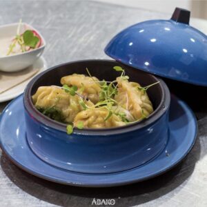 Gyozas de costilla ibérica al curry